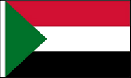 Sudan Hand Waving Flags